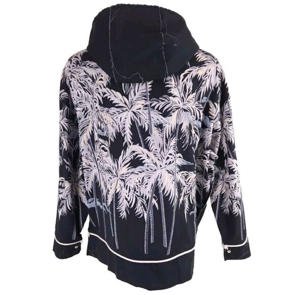 Palm Angels Allover Palm Print Pullover Shirt Size 48 M Oversized Mens New - Picture 5 of 13